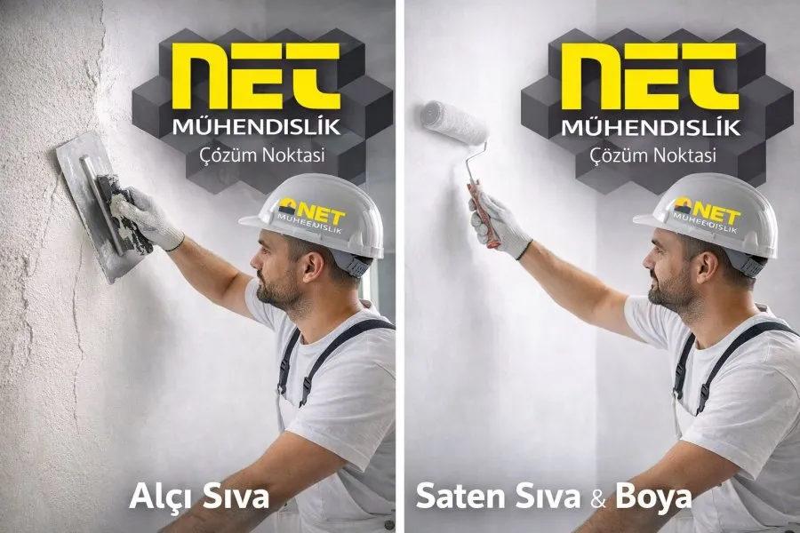 ALÇI SIVA - SATEN SIVA BOYA UYGULAMASI