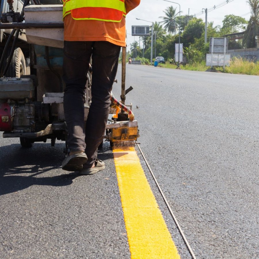 POWERLINE 204 Modifiye Akrilik Esaslı Soğuk Yol Çizgi Boyası